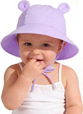 Zando Wide Brim Baby Sun Bucket Hat 0-4T UPF 50+ by ZANDO
