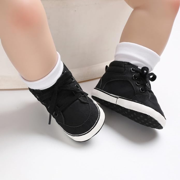 Baby Boys Girls Booties Fleece Anti-Slip Soft Sole Boots Toddler First Walker - Image 2