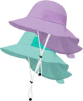 Toddler Baby Sun Hat Kids Summer Beach Essentials Adjustable Beach Hats by HONGTEYA