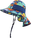 Baby Sun Hat with Neck Flap UPF 50+ by MACOWCF