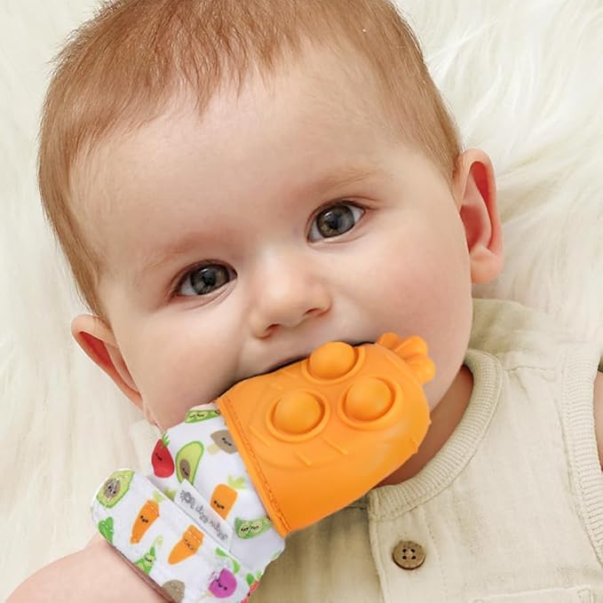 Itzy Ritzy Silicone Teething Mitt - Image 2