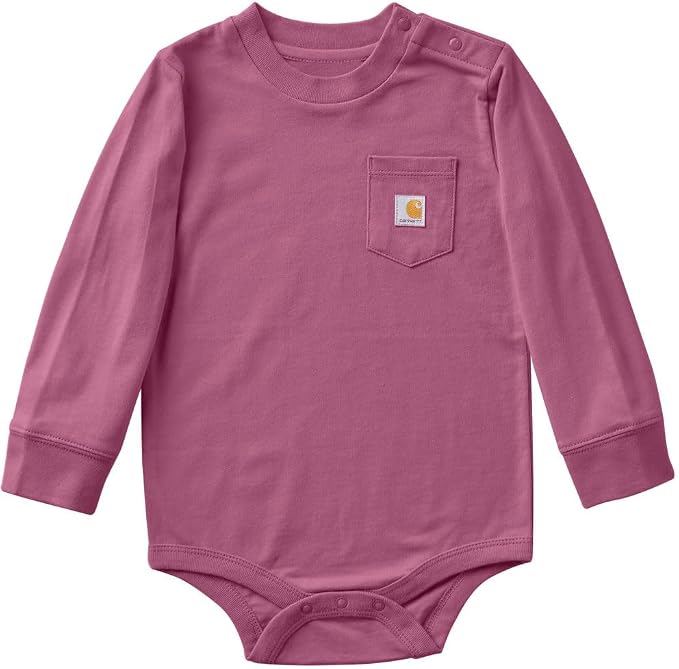 Carhartt Long-Sleeve Pocket Bodysuit | 100% Cotton | Made From Breathable by Carhartt