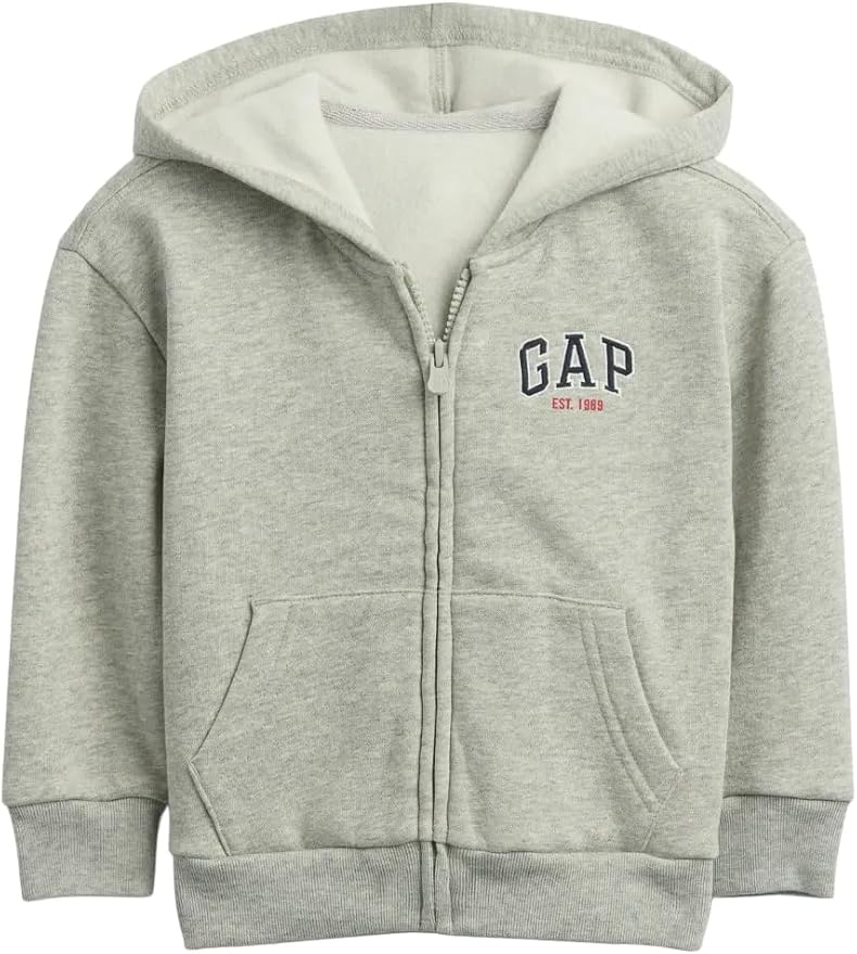 GAP Baby Boys' Hooded Es. 1969 Logo Full Zip by GAP