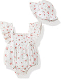 Baby Girl Floral Smocked Romper Outfit by Megeoly