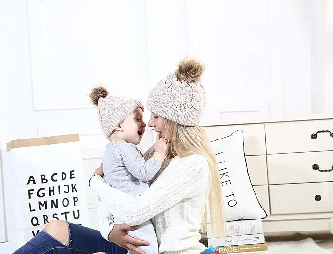 DANMY Baby Beanie Hat, Infant Newborn Toddler Winter Warm Knit Cap - Image 6