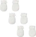Newborn Baby No Scratch Mittens Stay On, 100% Cotton Breathable, Adjustable by Reyow