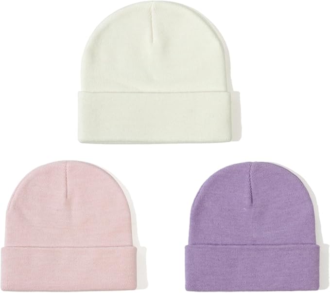 Baby Hats and Mittens Set Infant Toddler Beanie Cap Newborn Gloves - Image 2
