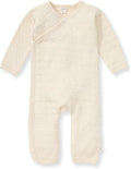 Burt's Bees Baby Long Sleeve Quilted Wrap-Front Jumpsuit, 100% Organic Cotton by BurtsBeesBaby