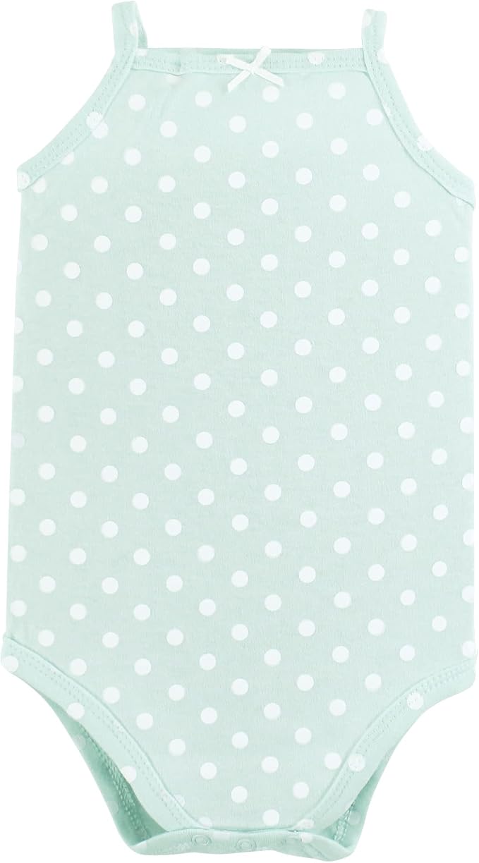 Hudson Baby Unisex Baby Cotton Sleeveless Bodysuits - Image 4