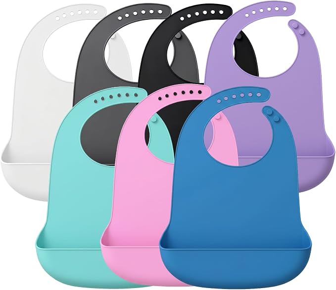 Silicone Adult Bib, Adjustable and Washable Bib - Image 9
