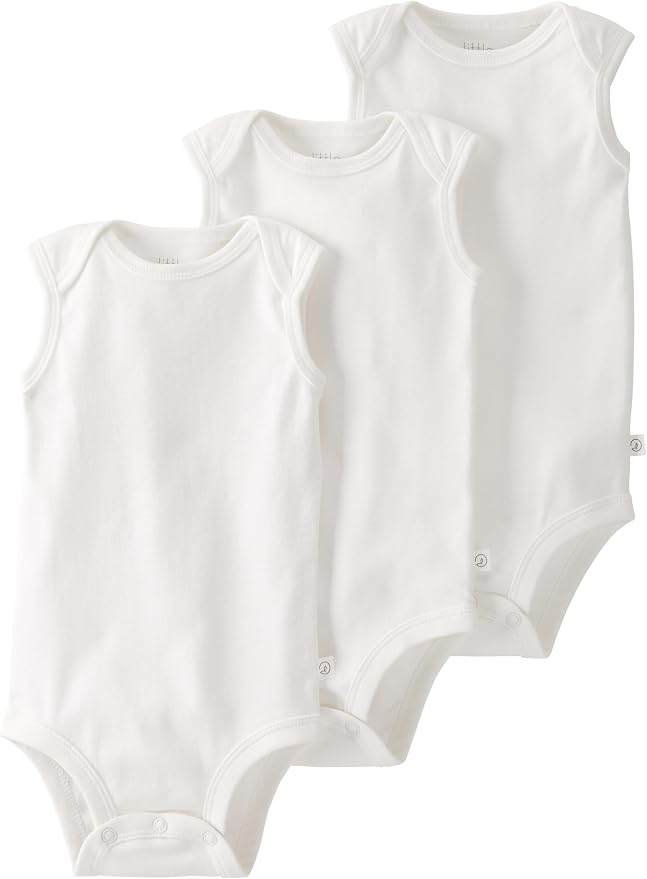 little planet by carter's Unisex Baby 3-pack Short Sleeve Bodysuits Made by LittlePlanet