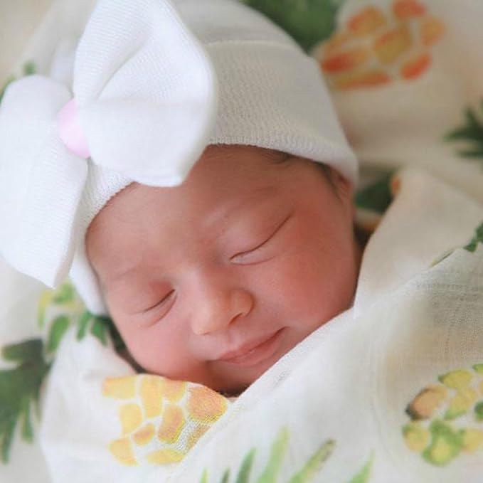 AQOKKA Newborn Baby Girl Hats - Image 6