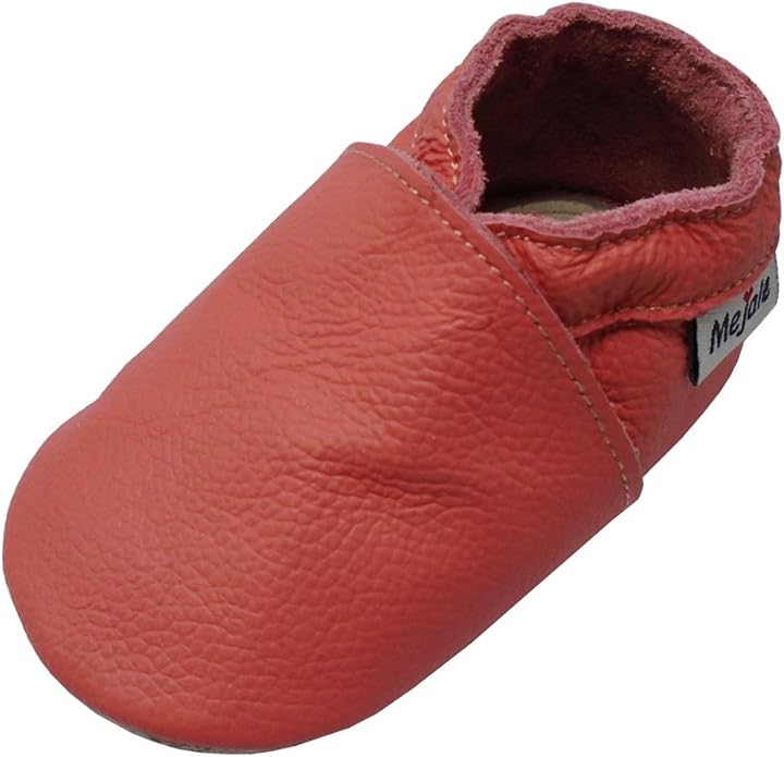 Mejale Baby Infant Toddler Shoes Slip-on Soft Sole Leather Moccasins Pre-Walkers by Mejale
