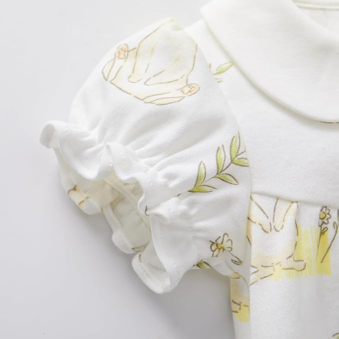 pureborn Baby Girls Boys Bodysuit One-Piece Romper 0-24 Months - Image 4