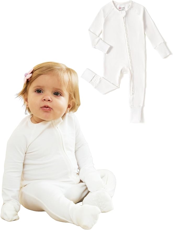 PATPAT Organic Cotton Baby Footie Pajamas by PATPAT