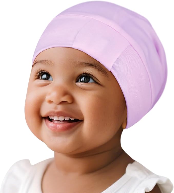 Fittia Baby Bonnet for 0-6 Months, Silky Satin Bonnet for Sleeping, Smooth for by FITTIA