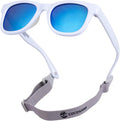 COCOSAND Flexible Baby Sunglasses with Strap Polarized UV Protection for Toddler Infant Newborn Boy Girl Age 0-24 Months
