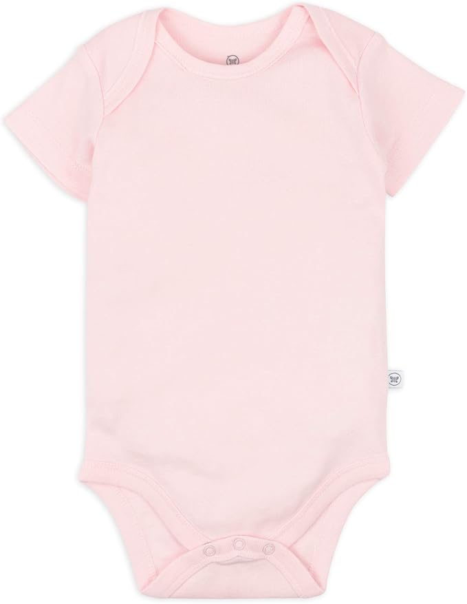 HonestBaby baby-girls 5-pack Short Sleeve Bodysuits One-piece 100% Organic - Image 5