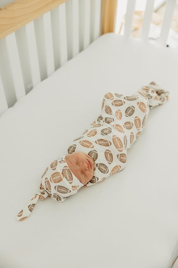 Copper Pearl Swaddle Blankets for Newborns | Soft Stretchy Receiving Blankets - Image 6