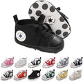 Unisex Baby Girls Boys Canvas High-top Shoes, Newborn Infant Anti-Slip Soft by KKIIDDSS