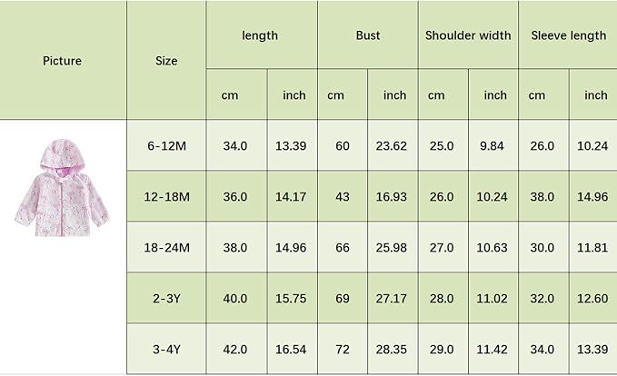 Toddler Windbreaker Jacket Baby Girl Hooded Zip Up Sweatshirt Winter Jacket - Image 7