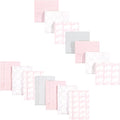 Hudson Baby Unisex Baby Cotton Flannel Burp Cloths and Receiving Blankets by HudsonBaby