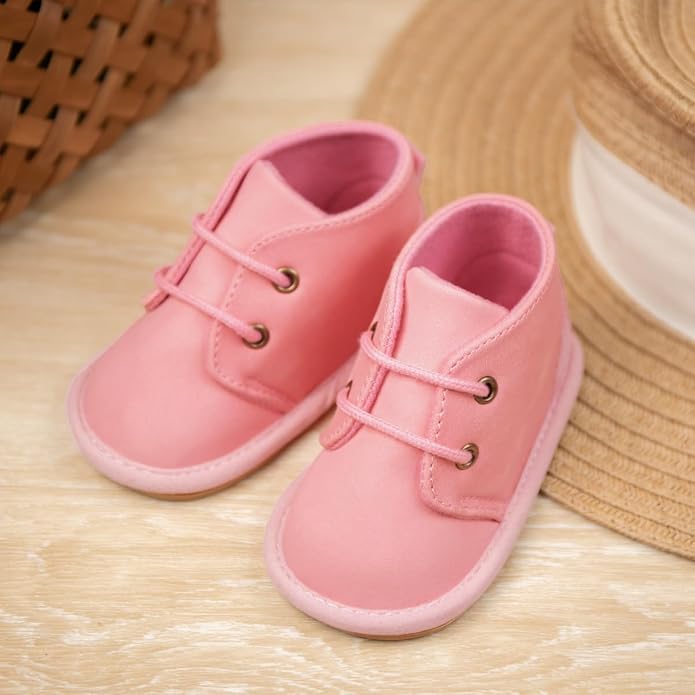 Meckior Baby Booties Newborn Infant Unisex Baby Girls Boys Velvet Rubber - Image 3