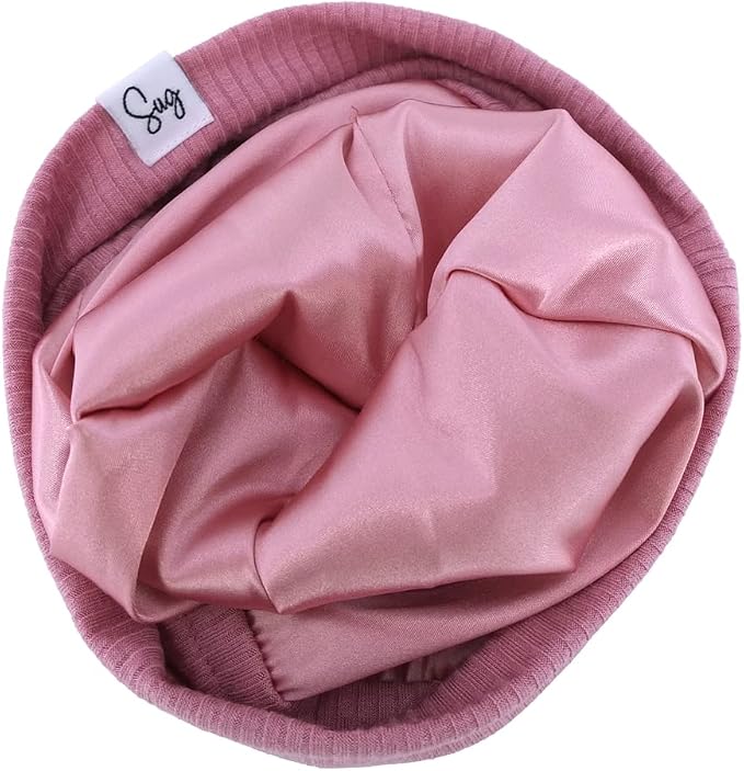 Jersey Beanie Hat for Newborn Baby Boys Girls Silky Satin Lined Hats Bonnet - Image 3