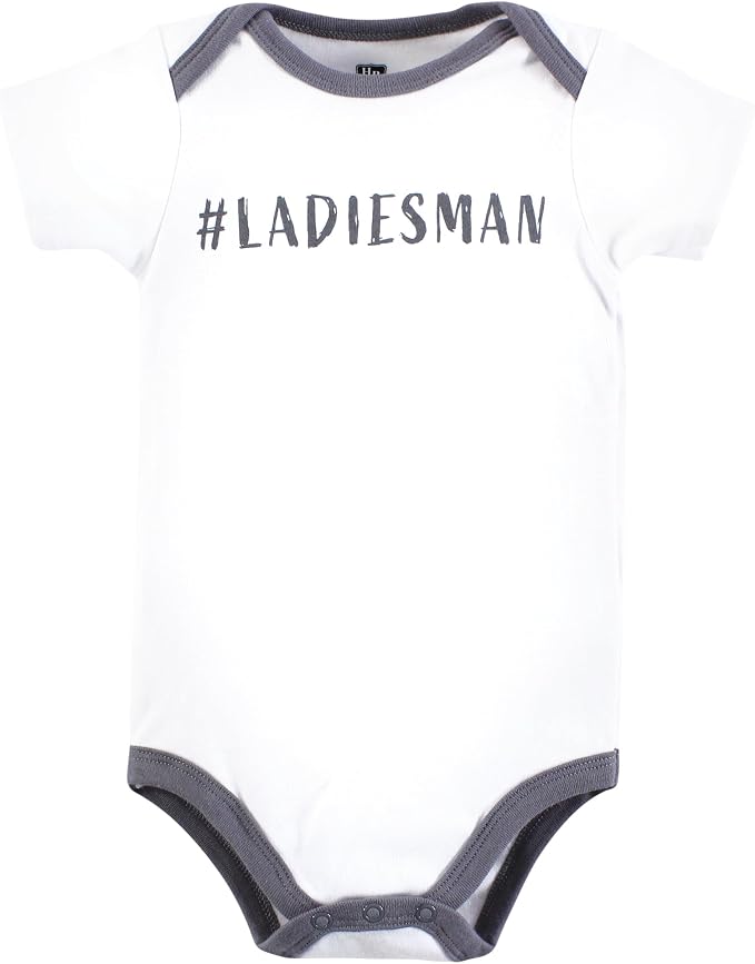 Hudson Baby Unisex Baby Cotton Bodysuits 5-pack - Image 7