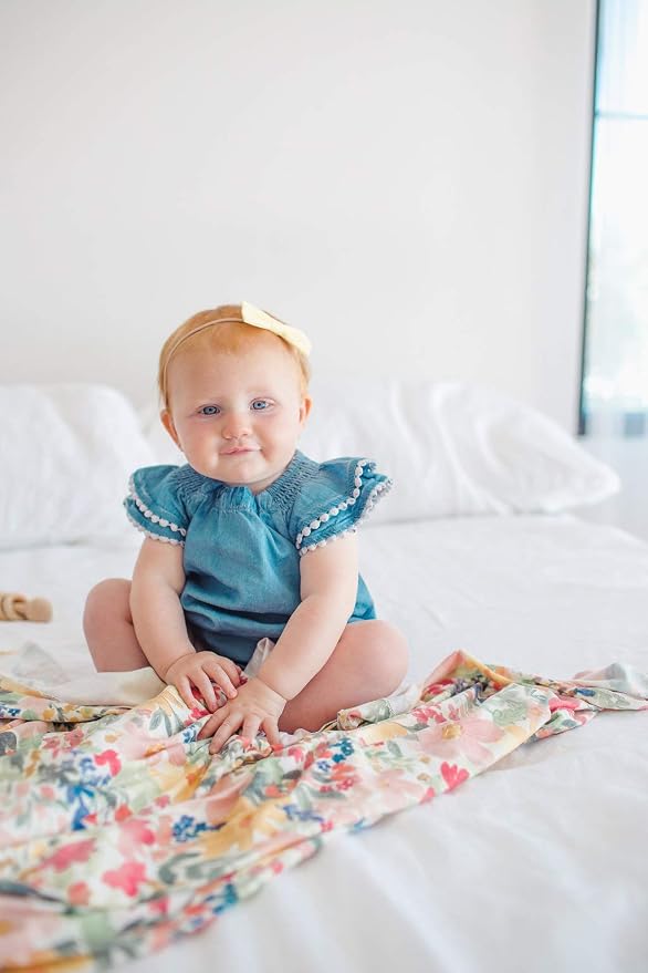 Copper Pearl Swaddle Blankets for Newborns | Soft Stretchy Receiving Blankets - Image 6