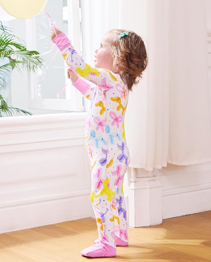 babee Reshinee Viscose derived from bamboo Baby Pajamas Convertible Footie - Image 7