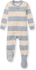 Burt's Bees Baby Boys Organic Cotton, Snug Fit Footed Sleeper Pajamas | by BurtsBeesBaby