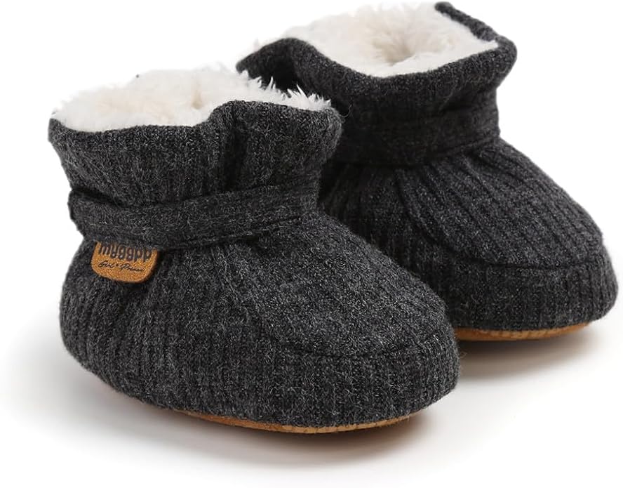 Ohwawadi Infant Baby Slippers Girls Boys Booties Warm Baby Socks Shoes Newborn - Image 8