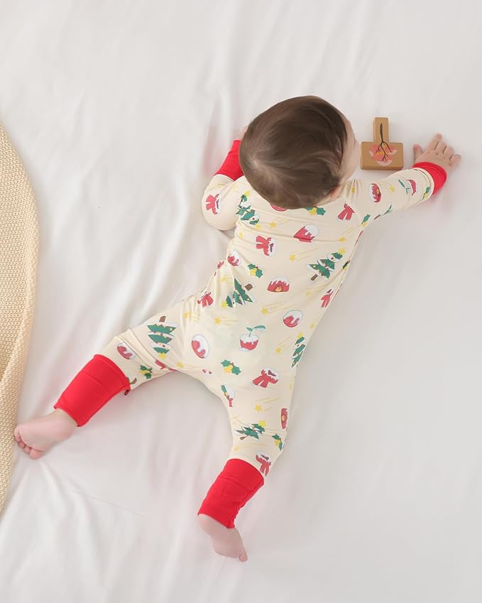 GUISBY Baby Footless Pajamas, Rayon of Bamboo, NB-2T | Rayon of bamboo softness - Image 7
