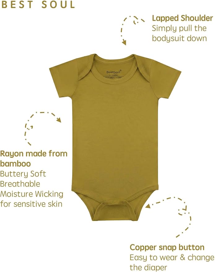 Baby Solid Bodysuit - Image 2