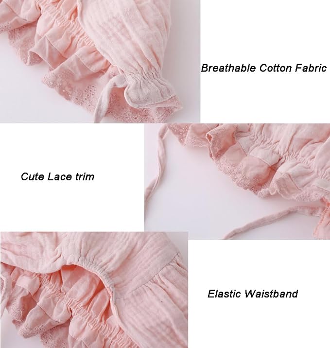 Baby-Girl Soft Breathable-Bonnet Newborn-Infant-Eyelet-Beanie Lace-Sun-Hat | - Image 3