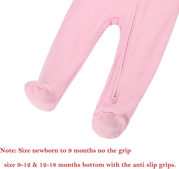 Aablexema Baby Footie Pajamas Cotton - Image 6