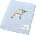 Knit Baby Swaddle Blanket by BleuLaLa