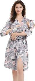 Galabloomer Maternity Robe and Receiving Blanket, Matching Mommy Labor Robe | by Galabloomer