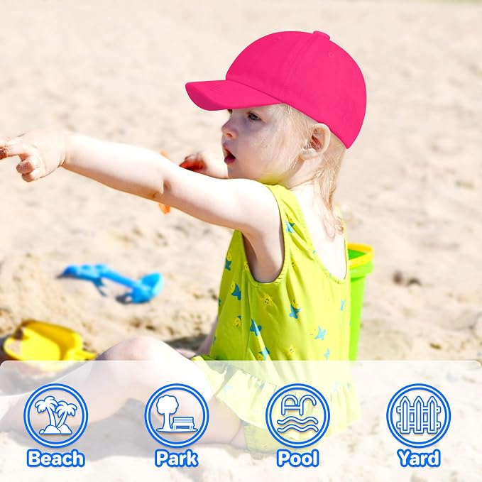 qikqik Baby Baseball Cap Toddler Baseball Hat Baby Ball Cap Toddler Hats - Image 3