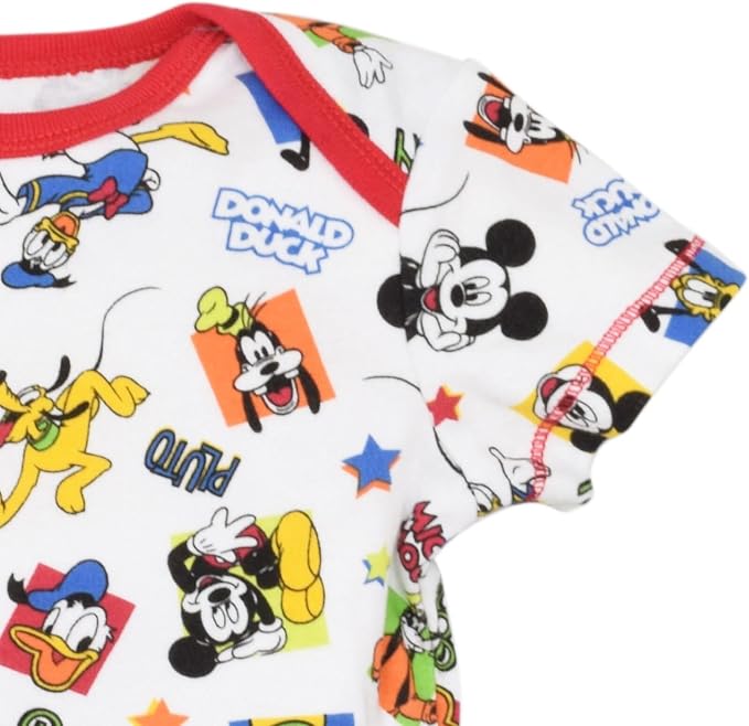 Disney Baby 5-Pack Short Sleeve Bodysuits Newborn to Infant - Image 8