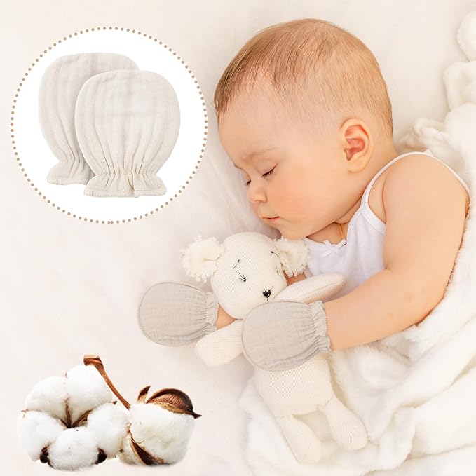 Baby Mittens Newborn No Scratch 0-6 Months - Image 4