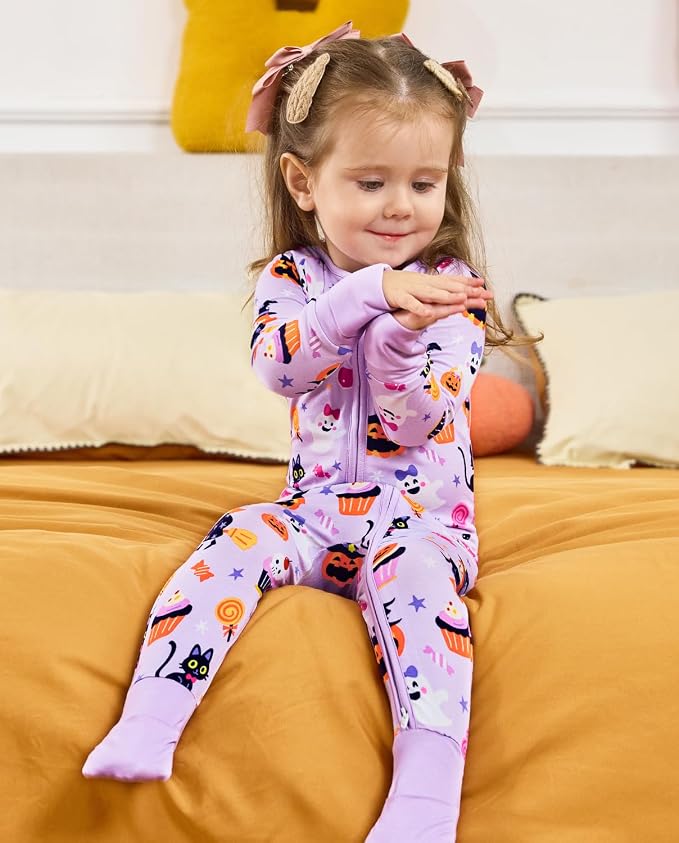 babee Reshinee Viscose Derived from Bamboo Baby Footie Pajamas Convertible - Image 9