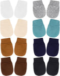 BQUBO Newborn Infant Toddler Mittens No Scratch Cotton Elastic Wrist Gloves by DRESHOW