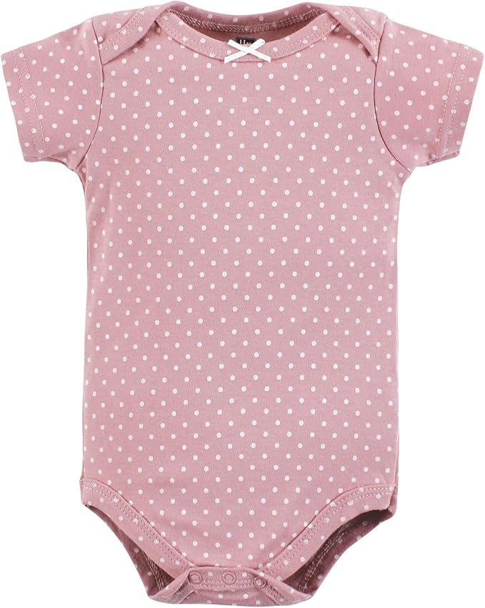 Hudson Baby Baby Girls' Cotton Bodysuits 7-pack - Image 4