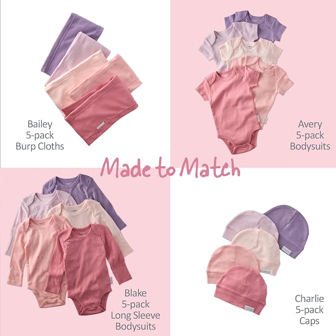 Charlie 5-Pack Caps 100% Organic Cotton Beanie Hats | GOTS certified Organic - Image 5