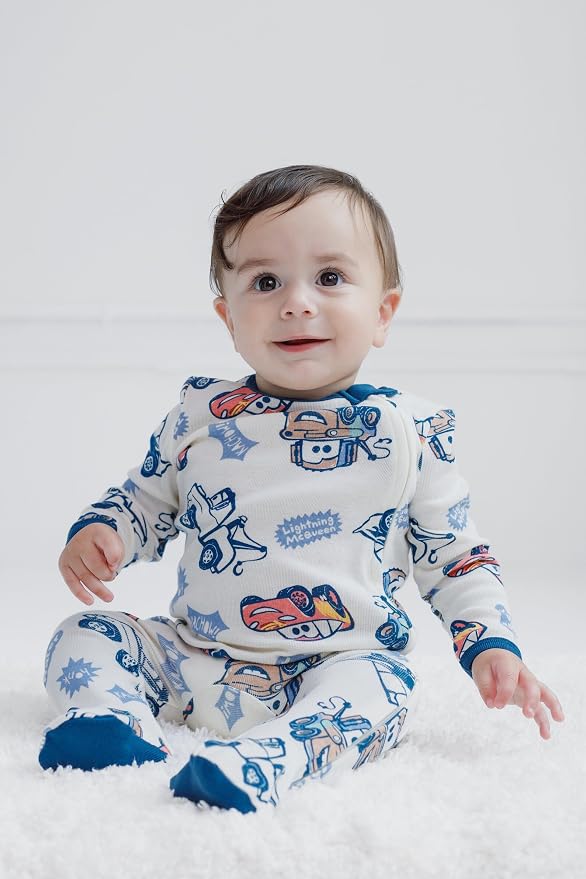 Disney Baby Boys' 2-Pack Footed One-Piece Sleep N' Play Newborn to Infant - Image 2