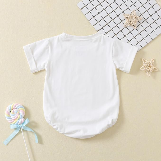 Jimonda Baby Bubble Romper Short Sleeve Bodysuit T-Shirt | 100% Cotton - Image 5