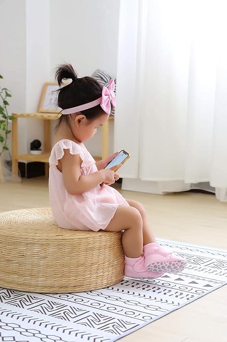 Ohwawadi Infant Baby Slippers Girls Boys Booties Warm Baby Socks Shoes Newborn - Image 2