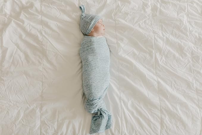 Copper Pearl Swaddle Blankets for Newborns | Soft Stretchy Receiving Blankets - Image 4